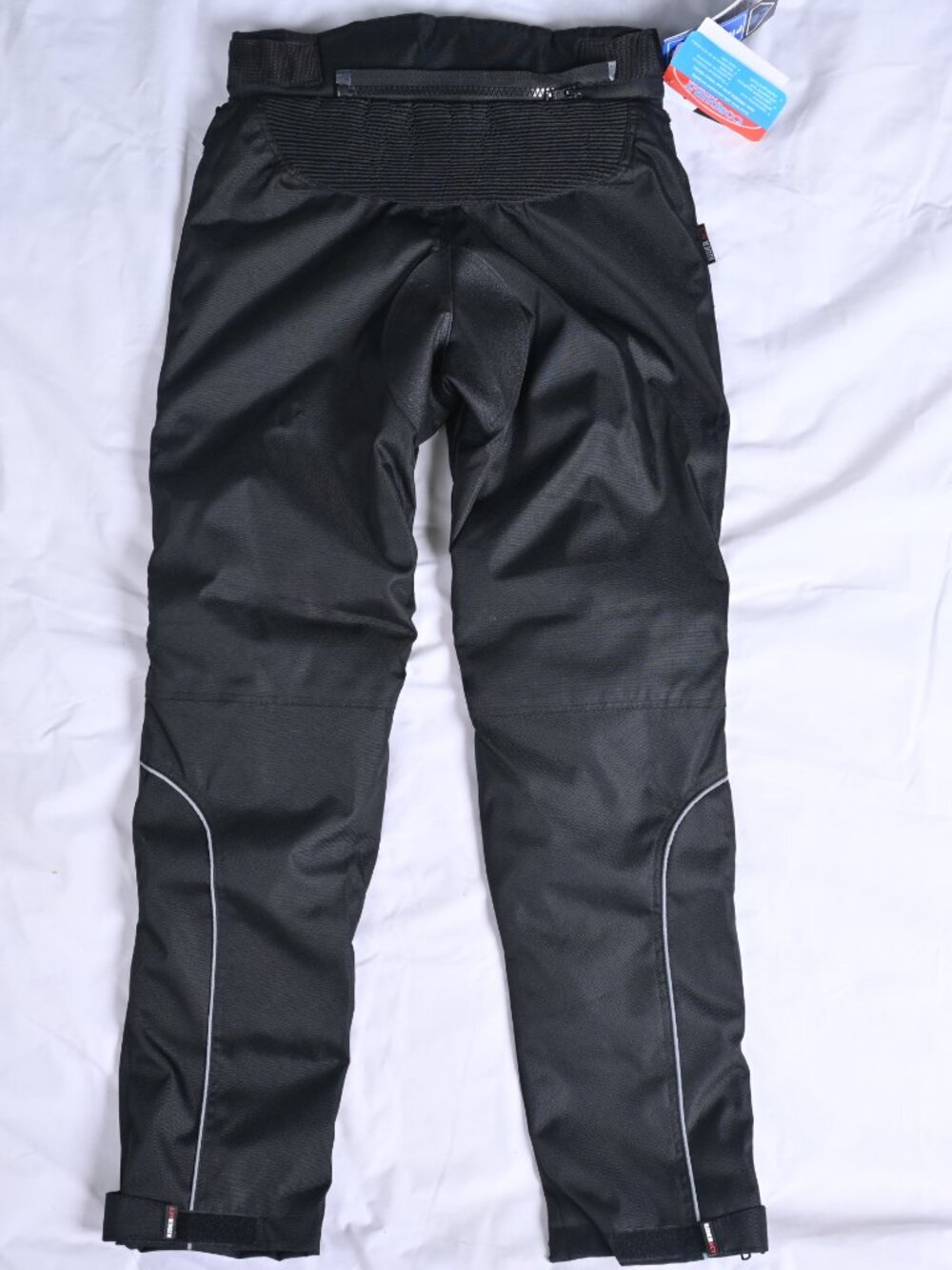 RIDERACT® Men Motorcycle Pants Cordura Waterproof Cargo Titan Black pant  NEW - Picture 3 of 12